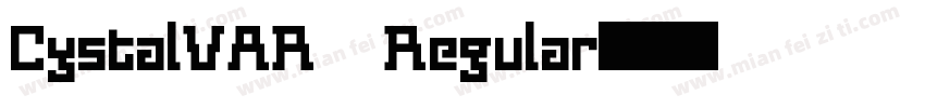 CystalVAR Regular字体转换